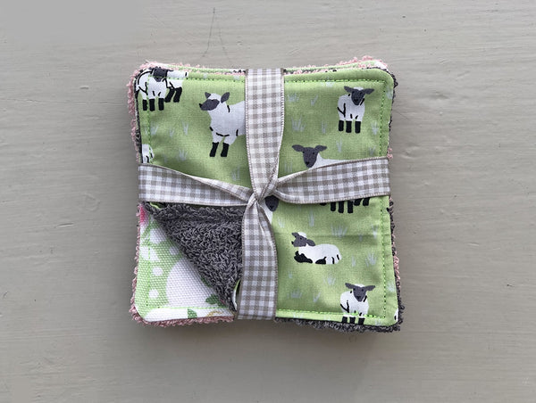 Reusable Face Wipes - Lambs & Green Floral