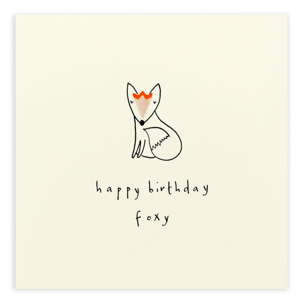 Greeting Card - Happy Birthday Foxy